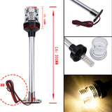 12 Inch Fold Down LED Navigation Light For Yacht Boat Stern Anchor Light 12-24V 25 cm Marine Boat Sailing Signal Light