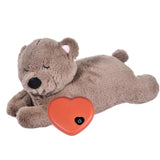 Dog Heartbeat Toy Soft Plush Toys Pet Calming Puppy Behavioral Training Aid Toy for Anxiety Relief Pet Cats Companion Pillow