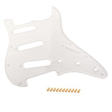 1Ply Guitar Accessory Pickguard PVC Clear Transparent for ST Electric Guitar