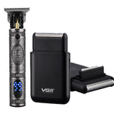 USB Rechargeable T-Outliner Beard Trimmer Clipper Cordless Haircut Men Baldheaded Hair Trimmer Barber Cut Hair Cutting Machine