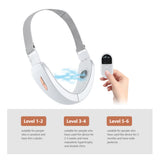 Ems Facial V-Line Chin Up Lift Belt Face Lifting Red Blue Led Photon Therapy Slimming Vibration Massager  Double Chin Reducer