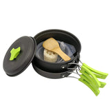1-2 People Outdoor Camping 8-piece Picnic Pot Cookware Pot Set DS200 Convenient And Ultralight Equipment