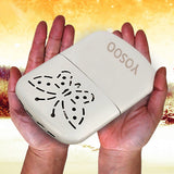 Portable Butterfly Fuel Hand Warmer Reusable Platinum Standard Pocket Handy Zinc Alloy Hand Warmers Head For Hunting Outdoor