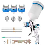 Professional HVLP Spay Gun 1.4/1.7/2.0mm Nozzle Gravity Airbrush for Car Painting Water Based Air Spray Gun Furniture Wall