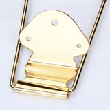 Gold Trapeze 6-string Tailpiece for Archtop Guitar Replacement Parts Accessory