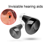 1 Pair Mini CIC Noise Canceling Rechargeable Invisible CIC Noise Canceling Hearing Aids In the Ear Amplifier Assist 2019