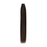 PU Hair Wig Piece Real Hair Wig Female Straight Hair Seamless Invisible Refill Tape In Extension