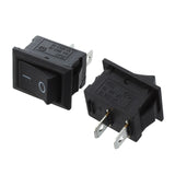 20 Pcs 1000UF 50V 13X25mm Aluminum Electrolytic Capacitors Black With 10 Pcs SPST Mini Black 2 Pin Rocker Switch