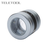 10X Full Metal Magnifying Glass LED Scale Loupe USB Charging Lens Magnifier Stamps Jewelry Magnifying Lens