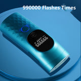 IPL 990000 Freezing Point Hair Removal Device Auto Painless Laser Women Epilator Pulsed Light Electric Depilatory for Bikini
