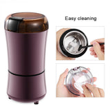 Mini Electric Coffee Grinder Cafe Grass Nuts Herbs Grains Pepper Tobacco Spice Flour Mill Coffee Beans Grinder Machine EU Plug