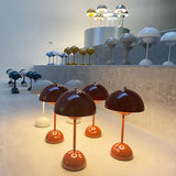 Modern Iron Flowerpot Table Lamps For Bedroom Living Room Bedside Table Lights Home Study Desk Lamp E27 lighting fixtures