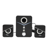 D-221 Bluetooth Computer Speaker Full Frequency Deep Bass 2.1 Channel Mini Desktop Laptop Speaker 3W DC 5V Combination Speaker