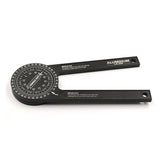7inch Aluminum Miter Saw Protractor Angle Finder Home Portable Single Cut Accessories Black Engraved Scales Rust Proof Easy Read