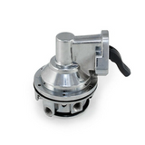 Mechanical Fuel Pump for Chevy SB 262-400,V8 Engine,6 PSI 1/4 NPT Inlet/Outlet Chrome