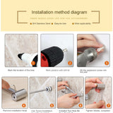 Wall-mounted Coat Hook Kitchen Bathroom Removable Practical Stainless Steel Hook Row Hook Clothes Towel Rack Wall Hook Pendant