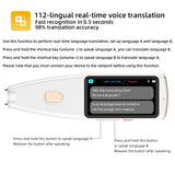 112 Languages Translation Pen Portable Scan Translation Pen Scanner Instant Text Scanning Reading Translator Device Reading Pen