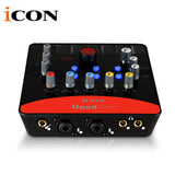 TAKSTAR SM-18 And ICON Upod Pro Condenser Microphone &amp; USB Audio Interface Sound Card Kit , For Live Broadcast/Studio Recording