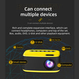 LEJIADA T20 New Mini Portable Storage Bag 1080P USB HD 320x240 Pixel LED Home Photo Media Video Player Cinema Projector