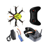 DIY 175mm Six-Axle Mini Airframe DIY FPV Racing Drone with 1/1.8" 1200TVL 2.1mm+ND Filter FPV Goggles T8S/FS-i6 FS I6 TX