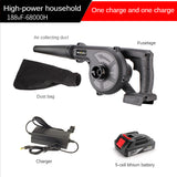 880W Electric Air Blower Cordless Handheld Leaf Computer Dust Collector Rechargeable Power Tool Cleaner For Makita 18V Battery
