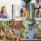Water Filter Replacement,2 Activated Carbon Filters And 2 Fluoride Filters Compatible With Purifiers Water Filter System