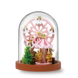 Dollhouse Miniature DIY Doll House With Furnitures Wooden House Toys For Children Birthday Gift with Dust Cover Rotate Music 29