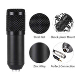 Professional Microphone XLR Wired Handheld Mic Vocals Recording Studio Condenser Microphone for Gaming PC Karaoke Portable Mic