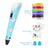 Original DIY 3D PenSafe and environmentally friendly 3D Pen With 1.75mm PLA Filament Creative Toy Birthday Gift Souptoys