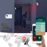 Wifi Burglar Home Alarm GSM IOS Android APP Control Auto Dial LCD GSM SMS Burglar Alarm System For Home Security