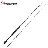 Piscifun Serpent 2pcs Spinning Rod Fuji Guides IM7 Toray Carbon Fiber Tournament Level Performance 2M 2.2M M ML Fishing Rod