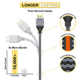 HDMI-compatible 8K 60Hz Video Cable For Computer Laptop With TV Display High Definition E-sport Connector Home Audio Accessories
