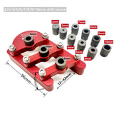 Self Centering Dowelling Jig Dowel 2-10mm Drilling Pocket Hole Jig for Woodworking Splicing Board Joinery Punch Locator