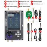 1MHz-6GHz SDR Radio Receiver Assemble for HackRF One + Portapack H2 with 3.2inch TFT Screen Antennas