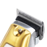 All Metal Cordless Professional Hair Trimmer Adjustable Beard Hair Clipper For Men Electric Hair Cutting Machine Rechargeable