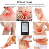 Massager Rechargeable TENS Unit Dual-Channel EMS Muscle Stimulator 28-Mode Pulse Massager with 20 Strength Levels/Touch Screen