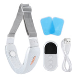 Ems Facial V-Line Chin Up Lift Belt Face Lifting Red Blue Led Photon Therapy Slimming Vibration Massager  Double Chin Reducer