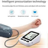 Upper Arm Blood Pressure Monitor English Voice Automatic Electric PR Tonometer LCD Screen Digital Sphygmomanometer
