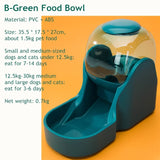 Pet Supplies 3.8L Large Capacity Pet Dog Cat Automatic Feeder Detachable Bowl Water Dispenser Food Feeding Device For Cat Dog