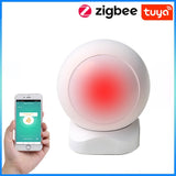 Tuya ZigBee Smart PIR Motion Sensor Built In Battery Passive Infrared Detector Security Burglar Alarm Sensor
