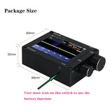 New Thicker 3.5Inch 50Khz-2Ghz Malachite DSP SDR Receiver Malahit SDR Shortwave Radio Receiver Firmware 1.10C Nice Sound