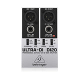 Behringer Ultra-DI DI20 multi-purpose direct injection box/Splitter Provides impedance and Signal matching function