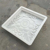 Cement Mold Pavement Stone Mold Stepping Stone Mold Reusable Concrete Mold for Patio Garden Lawn Pavement 40x40x6cm