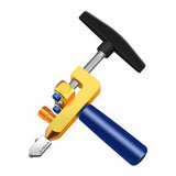 2 In 1 High-strength Portable Ceramic Tile Glass Cutter Opener Home Glass Cutter Tile Cutter Diamond Cutting Hand Tools Black