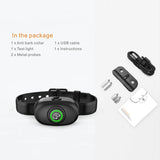 New Pet Dog Bark Deterrents Automatic anti Bark Collar Waterproof Rechargeable Electric Shock Vibration Dog Training Collar