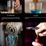 550ML/750ML High Quality Stainless Steel Cocktail Shaker Mixer Wine Martini Boston Shaker for Bartender Drink Party Bar Tools