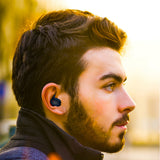 True Wireless Bluetooth Earphone Mini Earbuds Sweatproof Sport Headset In-ear Earphone with Mic Charging Case Touch Control