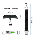 50kg 10g Digital Scales Luggage Hanging Scale Suitcase Travel Weighing Scale Backlight Electronic Balance Pocket Weight Tool