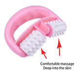 Arm 2 Wheels V-shaped Massager Skinny Calf Hand-held Roller Massage Stovepipe Device Muscle Relaxer Leg Massage Tool Roller
