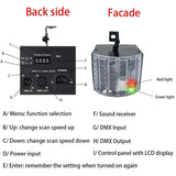 Stage Light Party DJ Music Activated Strobe Effect Mini Disco Lights Dance Party Show Wedding Birthday Karaoke Projection Lam